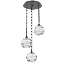 Hammerton CNB0047-03-MB-OC-CH3-E2 - Terra Round 3pc Multi-Pendant with Chain