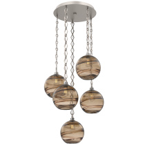 Hammerton CNB0047-05-BS-OB-CH1-E2 - Terra Round 5pc Multi-Pendant with Chain