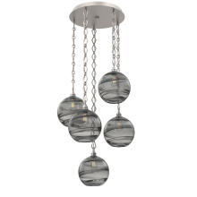 Hammerton CNB0047-05-BS-OS-CH1-E2 - Terra Round 5pc Multi-Pendant Chain