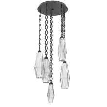 Hammerton CNB0049-05-MB-RC-CH2-L3 - Aalto Round 5pc Multi-Pendant Chain