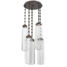 Hammerton CNB0056-05-FB-LC-CH3-L3 - Ledgestone Round 5pc Multi-Pendant with Chain