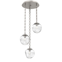 Hammerton CNB0062-03-BS-C-CH2-E2 - Aster Round 3pc Multi-Pendant with Chain (Bulb)