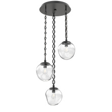 Hammerton CNB0062-03-MB-C-CH2-E2 - Aster Round 3pc Multi-Pendant with Chain (Bulb)