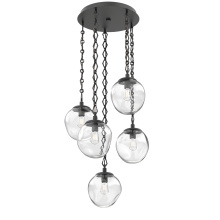 Hammerton CNB0062-05-MB-C-CH1-E2 - Aster Round 5pc Multi-Pendant with Chain (Bulb)