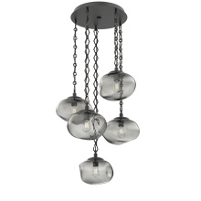 Hammerton CNB0064-05-MB-S-CH1-E2 - Nova Round 5pc Multi-Pendant Chain (Bulb)