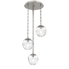 Hammerton CNB0066-03-BS-GC-CH2-L3 - Aster Round 3pc Multi-Pendant with Chain (LED)