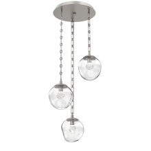 Hammerton CNB0066-03-BS-ZC-CH3-L1 - Aster Round 3pc Multi-Pendant Chain (LED)