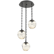 Hammerton CNB0066-03-MB-ZA-CH1-L1 - Aster Round 3pc Multi-Pendant Chain (LED)