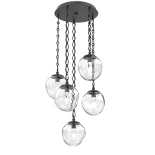 Hammerton CNB0066-05-MB-GC-CH1-L1 - Aster Round 5pc Multi-Pendant Chain (LED)