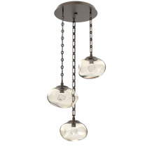 Hammerton CNB0068-03-FB-ZA-CH3-L3 - Nova Round 3pc Multi-Pendant Chain (LED)
