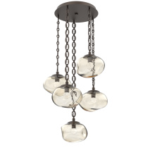 Hammerton CNB0068-05-FB-FA-CH2-L1 - Nova Round 5pc Multi-Pendant Chain (LED)