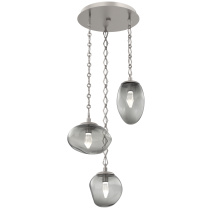 Hammerton CNB0069-03-BS-GS-CH1-L1 - Cosmos Round 3pc Multi-Pendant Chain (LED)