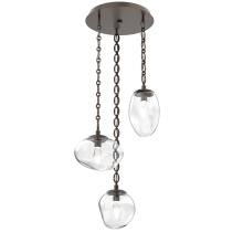 Hammerton CNB0069-03-FB-GC-CH2-L3 - Cosmos Round 3pc Multi-Pendant Chain (LED)