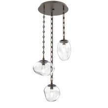 Hammerton CNB0069-03-FB-GC-CH3-L3 - Cosmos Round 3pc Multi-Pendant Chain (LED)
