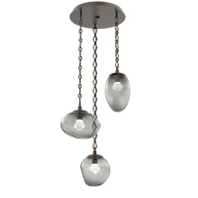 Hammerton CNB0069-03-FB-ZS-CH1-L3 - Cosmos Round 3pc Multi-Pendant Chain (LED)
