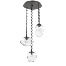 Hammerton CNB0069-03-MB-ZC-CH2-L1 - Cosmos Round 3pc Multi-Pendant Chain (LED)