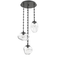 Hammerton CNB0069-03-MB-ZC-CH3-L1 - Cosmos Round 3pc Multi-Pendant Chain (LED)
