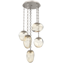 Hammerton CNB0069-05-BS-FA-CH2-L3 - Cosmos Round 5pc Multi-Pendant Chain (LED)