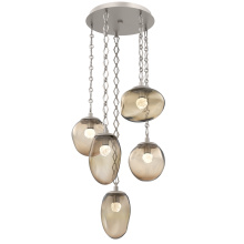 Hammerton CNB0069-05-BS-FB-CH1-L1 - Cosmos Round 5pc Multi-Pendant Chain (LED)