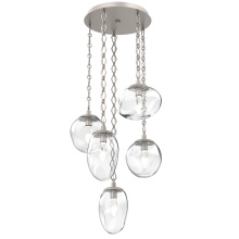 Hammerton CNB0069-05-BS-GC-CH1-L1 - Cosmos Round 5pc Multi-Pendant Chain (LED)