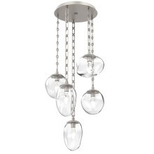 Hammerton CNB0069-05-BS-GC-CH3-L1 - Cosmos Round 5pc Multi-Pendant Chain (LED)