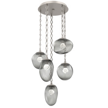 Hammerton CNB0069-05-BS-ZS-CH1-L3 - Cosmos Round 5pc Multi-Pendant Chain (LED)
