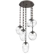 Hammerton CNB0069-05-FB-GC-CH3-L1 - Cosmos Round 5pc Multi-Pendant Chain (LED)