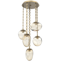 Hammerton CNB0069-05-GB-FA-CH2-L1 - Cosmos Round 5pc Multi-Pendant Chain (LED)