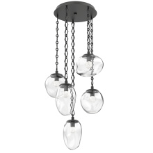 Hammerton CNB0069-05-MB-FC-CH1-L3 - Cosmos Round 5pc Multi-Pendant Chain (LED)