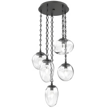 Hammerton CNB0069-05-MB-GC-CH1-L3 - Cosmos Round 5pc Multi-Pendant Chain (LED)
