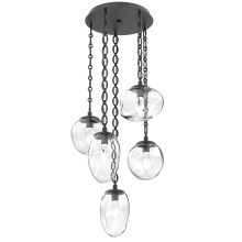 Hammerton CNB0069-05-MB-GC-CH2-L3 - Cosmos Round 5pc Multi-Pendant Chain (LED)