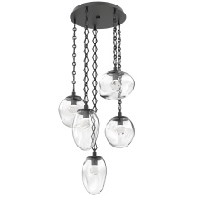 Hammerton CNB0069-05-MB-ZC-CH1-L3 - Cosmos Round 5pc Multi-Pendant Chain (LED)
