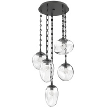 Hammerton CNB0069-05-MB-ZC-CH3-L3 - Cosmos Round 5pc Multi-Pendant Chain (LED)