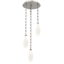 Hammerton CNB0071-03-BS-WL-CH3-L3 - Fiori Round 3pc Multi-Pendant with Chain
