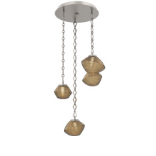 Hammerton CNB0089-03-BS-B-CH1-L3 - Mesa Round Chain 3pc Multi-Pendant