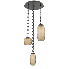 Hammerton CNB0091-03-MB-B-CH1-L3 - Vessel Round Chain 3pc Multi-Pendant