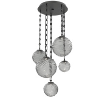 Hammerton CNB0092-05-MB-S-CH3-L3 - Gaia Round Chain 5pc Multi-Pendant