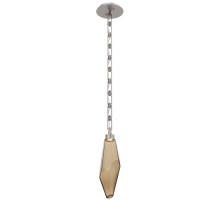 Hammerton LNB0050-17-BS-CB-CH3-L3 - Rock Crystal Pendant with Chain - 17-Inch