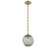 Hammerton LNB0062-01-GB-S-CH3-E2 - Aster Round Single Pendant with Chain (Bulb)