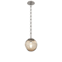 Hammerton LNB0066-01-BS-GB-CH2-L1 - Aster Round Single Pendant with Chain (LED)