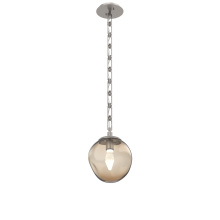 Hammerton LNB0066-01-BS-GB-CH3-L3 - Aster Round Single Pendant with Chain (LED)