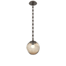 Hammerton LNB0066-01-FB-FB-CH3-L1 - Aster Round Single Pendant with Chain (LED)