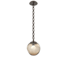 Hammerton LNB0066-01-FB-ZB-CH2-L1 - Aster Round Single Pendant with Chain (LED)