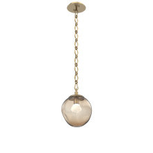 Hammerton LNB0066-01-GB-ZB-CH1-L1 - Aster Round Single Pendant with Chain (LED)