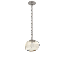 Hammerton LNB0068-01-BS-ZA-CH3-L3 - Nova Round Single Pendant with Chain (LED)