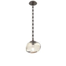 Hammerton LNB0068-01-FB-GA-CH3-L1 - Nova Round Single Pendant with Chain (LED)