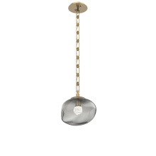 Hammerton LNB0068-01-GB-FS-CH3-L3 - Nova Round Single Pendant with Chain (LED)