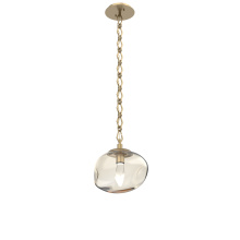 Hammerton LNB0068-01-GB-GA-CH1-L3 - Nova Round Single Pendant with Chain (LED)