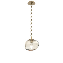 Hammerton LNB0068-01-GB-GA-CH2-L3 - Nova Round Single Pendant with Chain (LED)