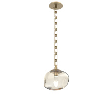 Hammerton LNB0068-01-GB-GA-CH3-L3 - Nova Round Single Pendant with Chain (LED)